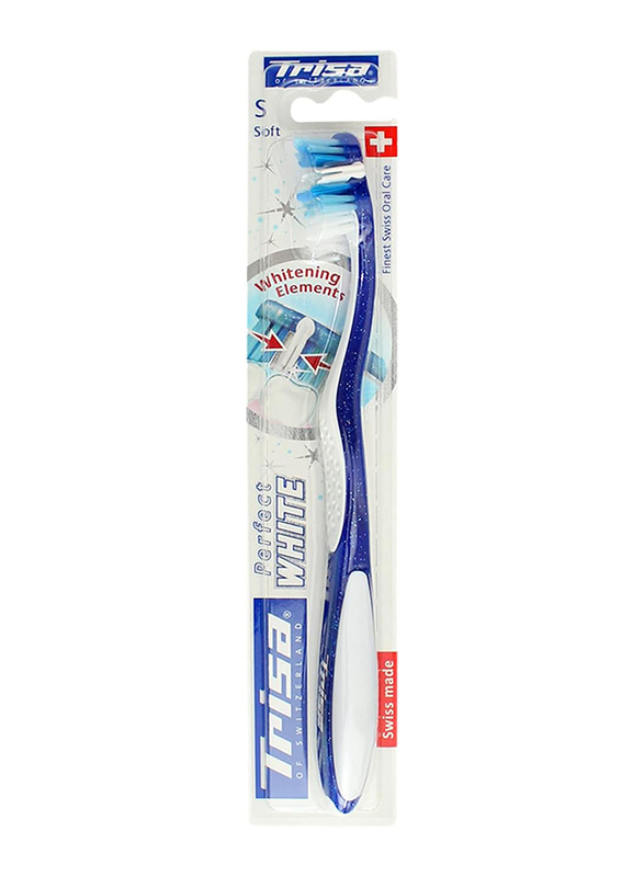 Trisa Perfect White Toothbrush, Soft, 1 Piece