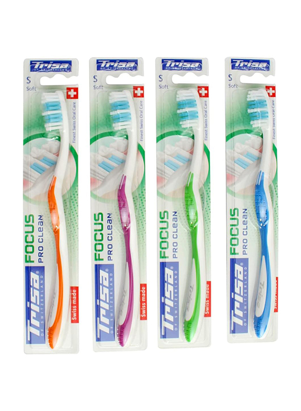 Trisa Focus Toothbrush, Soft, 1 Piece