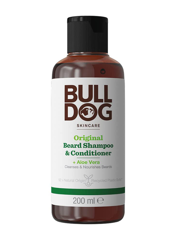 Bulldog Original Beard Shampoo & Conditioner, 200ml