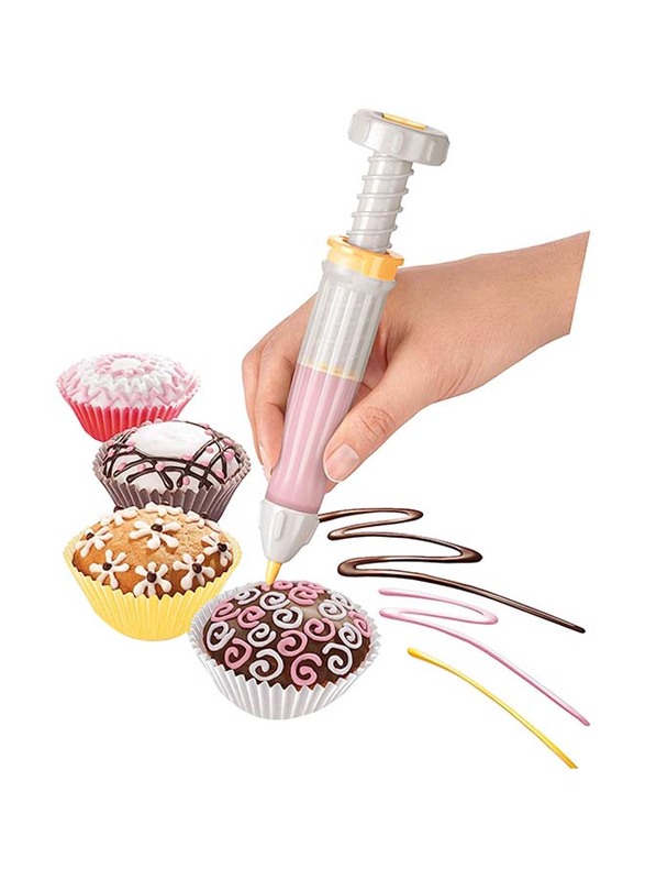 Tescoma Delicia Cake Decorating Pen, Transparent/Yellow