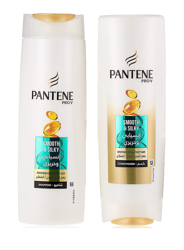

Pantene Pro-V Smooth & Silky Shampoo 400ml + Conditioner 360ml, Set