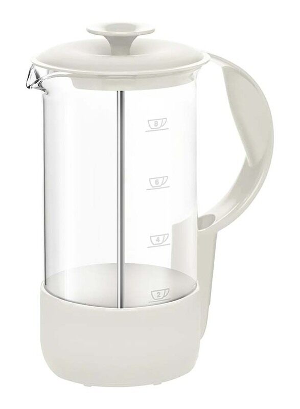 

Emsa 8 Cups Neo French Press Coffee Maker, White