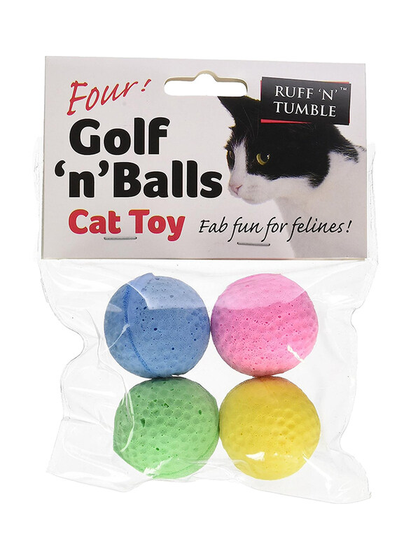 

Ruff 'N' Tumble Golf & Balls Cats Toys, 4 Pieces, Multicolour
