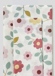 Aceir 2-Piece 180 TC Premium Collection Floral Printed Cotton Bedsheet Set, 1 Bedsheet + 1 Pillow Case, Single, Multicolour