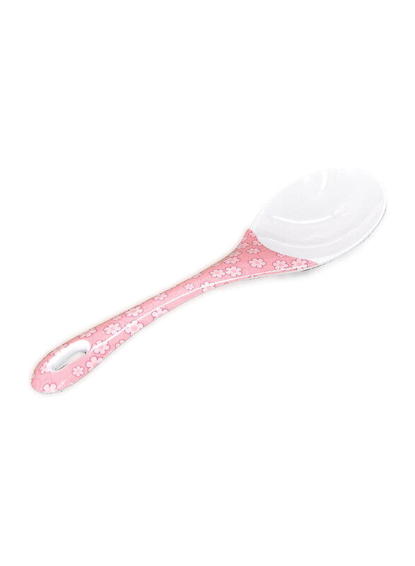 

Mala Melamine Serving Spoon, Spf Rc-3, White/Pink