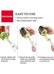 Tescoma Soon Empty Vegetable Corer, Green/White