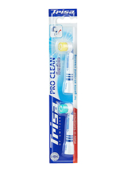 Trisa Pro Clean Adult Toothbrush Refill, 2 Pieces