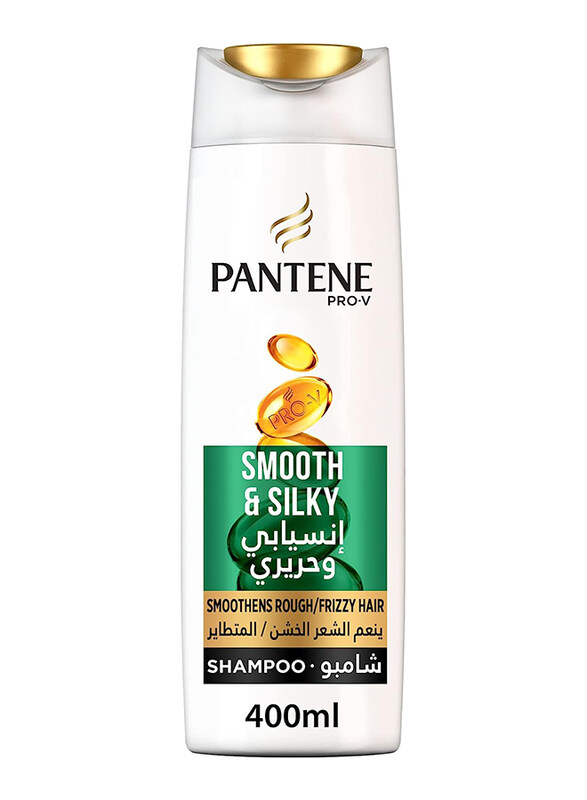 

Pantene Pro-V Smooth & Silky Shampoo for Frizzy Hair, 2 Pieces