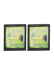 Eco Care Black Garbage Bag Sheet, 120 x 140cm, 79 Gallon, 2 Roll, 10 Piece