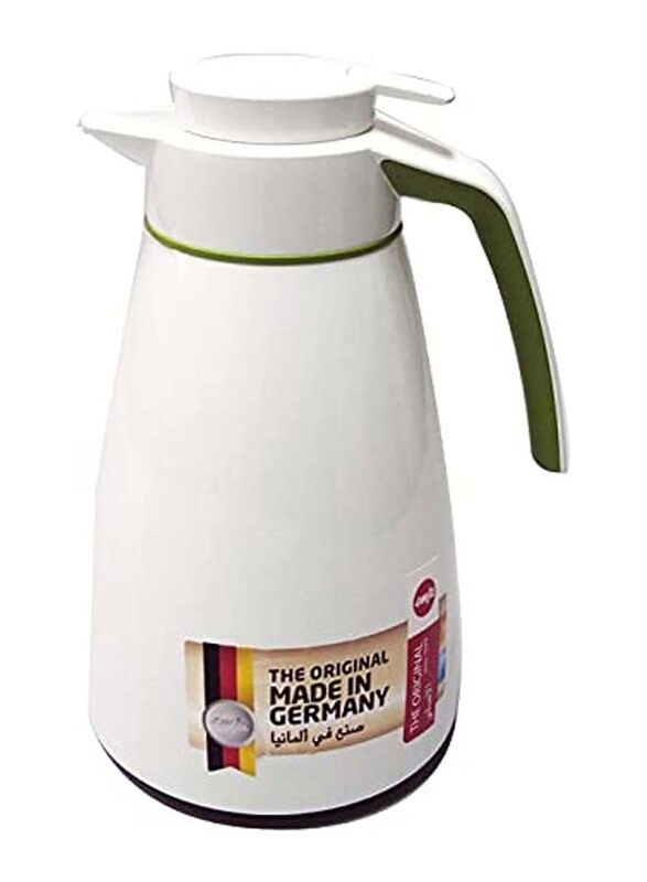 

Emsa 1.5L Quick Tip Bell Flask, White/Green