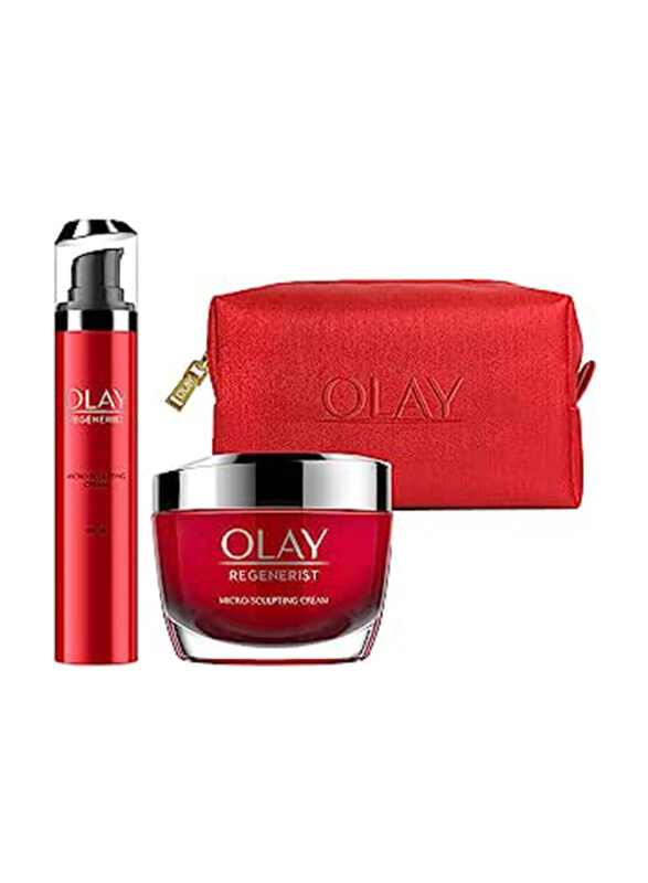 

Olay SPF 30 Face Moisturizer & Night Moisturizer with Beauty Bag, 3 Pieces