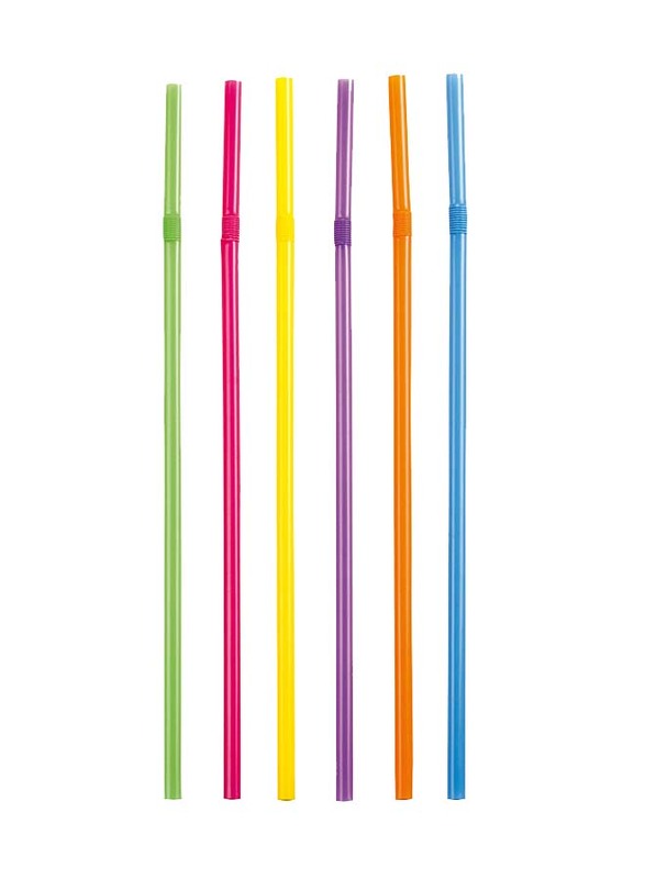 Tescoma 40-Piece 29.3x9 1.6 cm Mydrink Drinking Straws, 308854, Multicolour