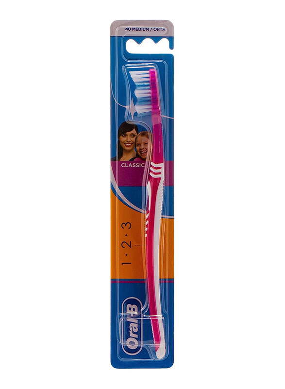

Oral B Classic Toothbrush Medium Multicolour, 1 Piece