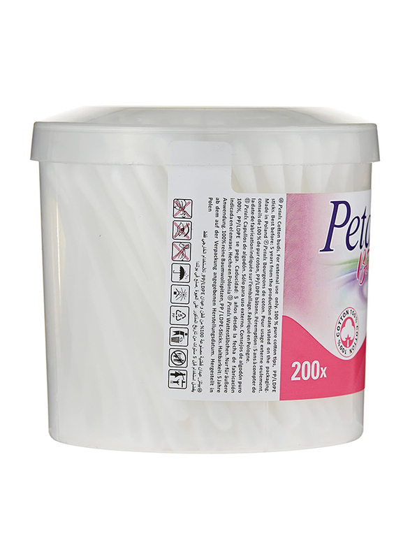 Petals Cotton Buds, 200 Pieces