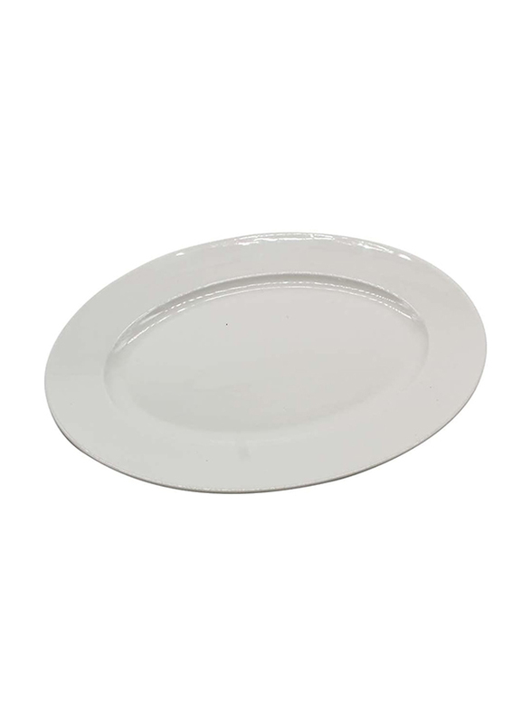 Qualitier 24cm Oval Fine Plus Dish, White
