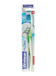 Trisa Flexible Toothbrush with Travel Cap, Soft, 1 Piece