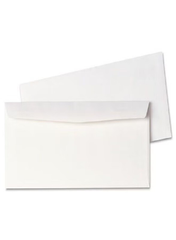 Deluxe Envelope, 9" x 4", 80 GSM, White