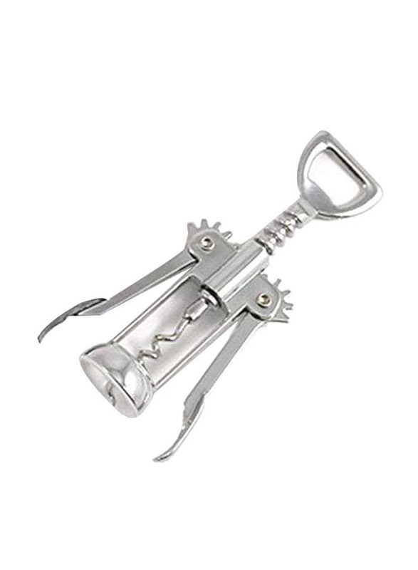 Metaltex 16cm Chrome Plated Lever Corkscrew, Silver