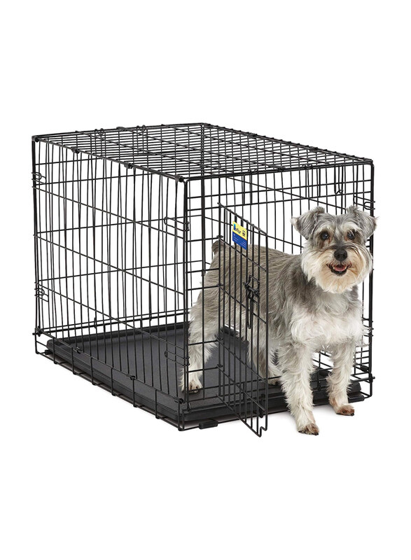 

Midwest Contour Single Door Dog Crate, 31 x 19 x 21 inch, Black