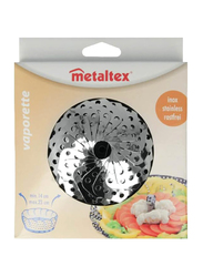 Metaltex Stainless Steel Vegetable Basket Steamer Basket Instant Cooking Pot for all Seafood, 25-43-00, Silver