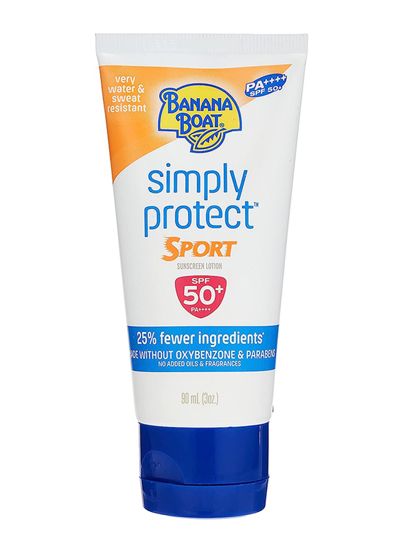 Banana Boat Simpley Protect Sport Sunscreen Lotion SPF-50, 90 ml