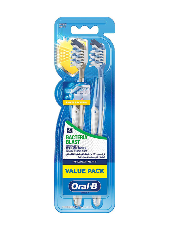 

Oral B Pro Expert Bacteria Blast Toothbrush, 2 Pieces