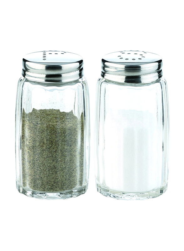 Tescoma Classic Salt Shaker and Pepper Pot, Clear