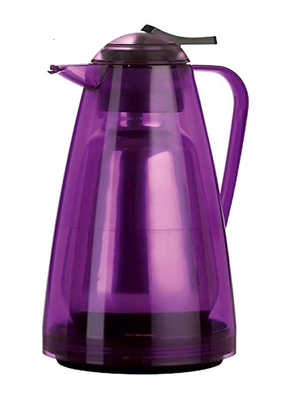 Emsa 1.5 Ltr Salsa Quick Press Flask, Blackberry