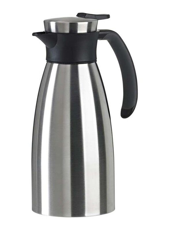 

Emsa 1L Quick Tip Soft Grip Vaccum Jug/Flask, Black