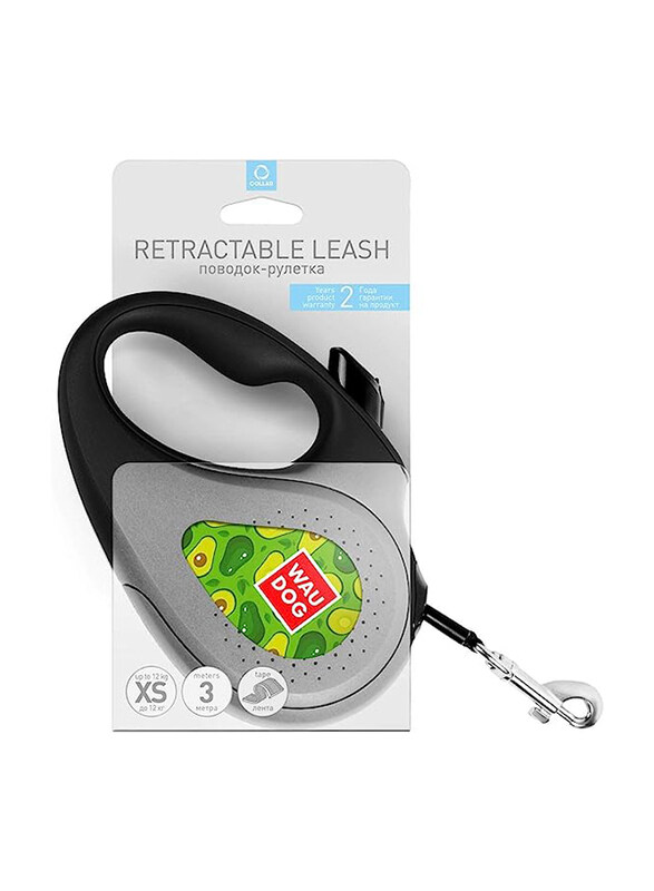 

Collar Company Printed Dog Leash, Avocado, X-Small, Black