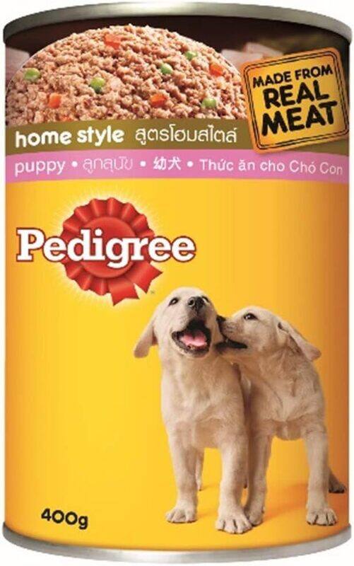 

Pedigree Puppy with Poultry and Rice, Wet Dog Food, Can, 400g