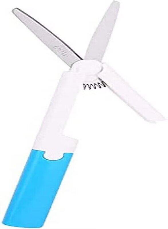 

Deli 117mm Scissors, White/Blue