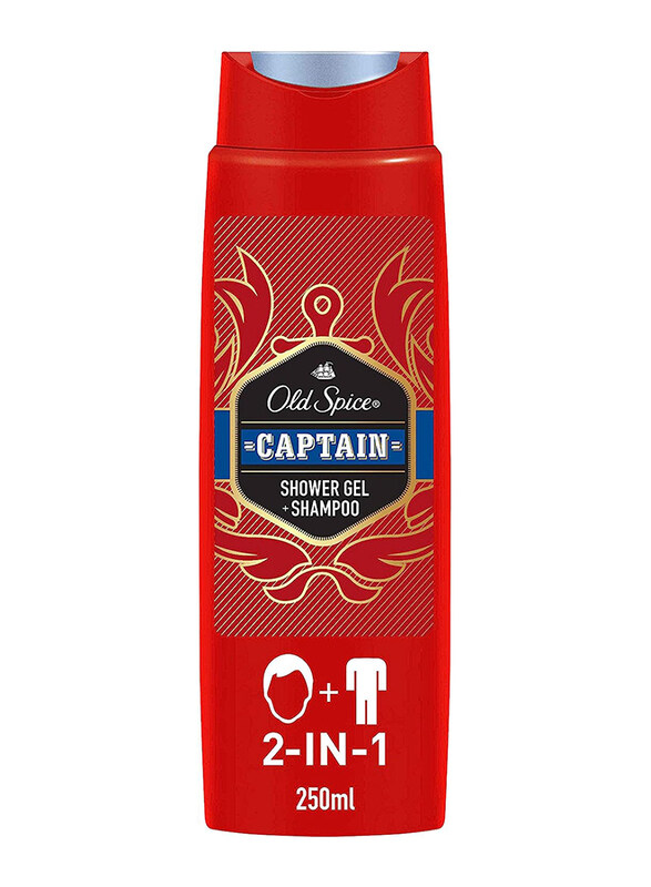 

Old Spice Captain Shower Gel & Shampoo, 6 x 250ml