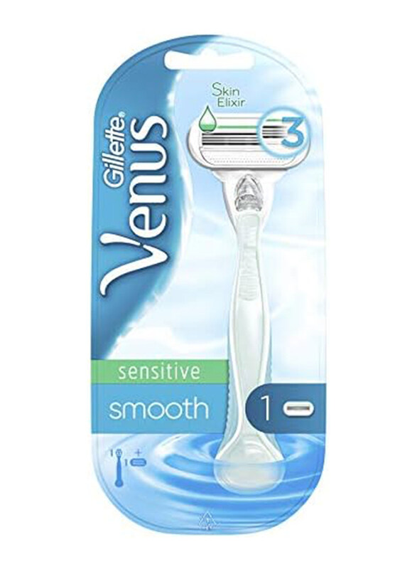 

Gillette Venus Sensitive Smooth Women's Razor Handle with Blade Refill