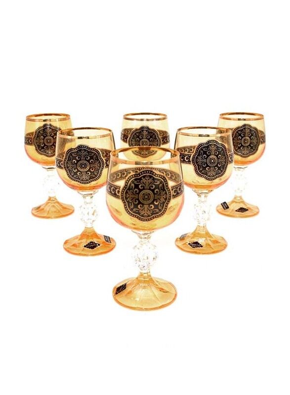 

Kitchen Souq 150ml 6-Piece Wine Glass, 40149-150-50933, Multicolour