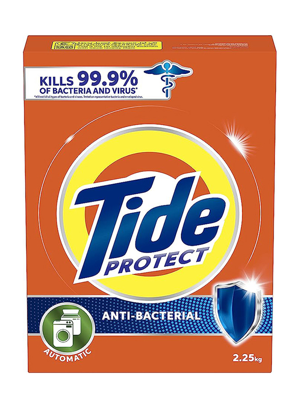 

Tide Anti-Bacterial Laundry Powder Detergent, Original Scent, Suitable for Automatic Machines, 2.25 Kg