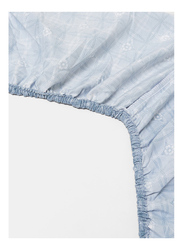 Aceir 6-Piece Vibrant Design Duvet Cover Set, King Size 1 Fitted Bedsheet + 2 Pillow Cases, Multicolour