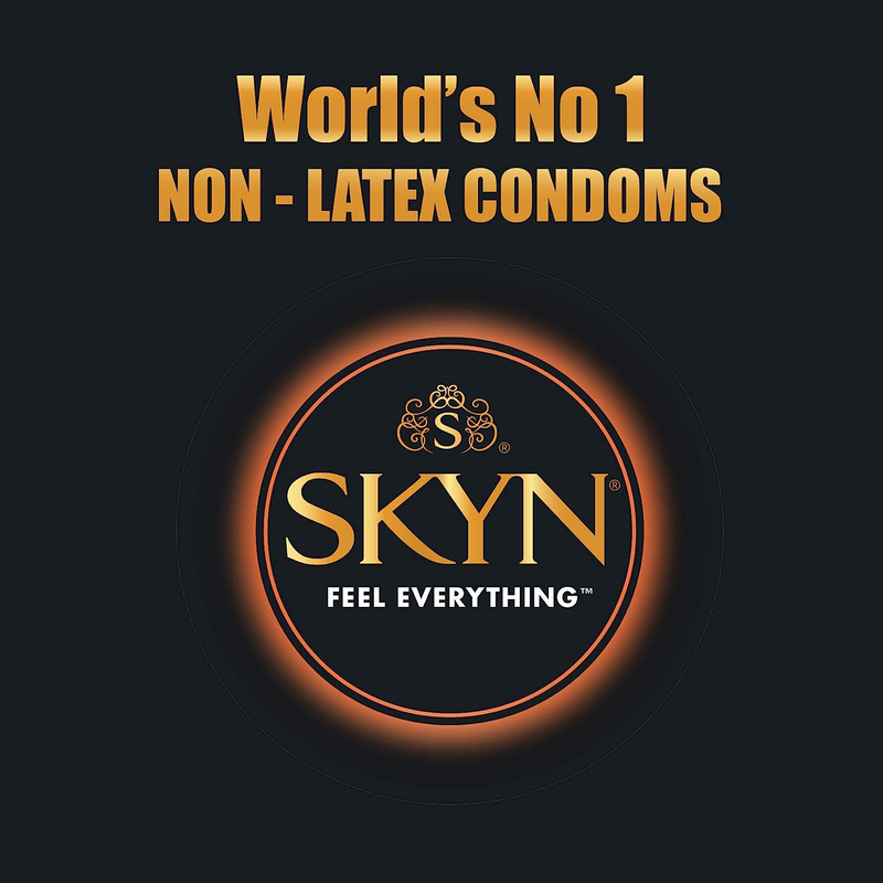 Skyn Intense Feel Dotted Non Latex Lubricated Condom, 10 Pieces