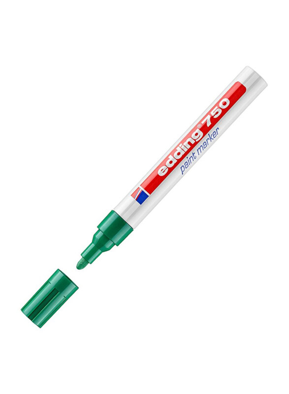 

Edding E-750 Permanent Paint Marker with Bullet Nib, Green