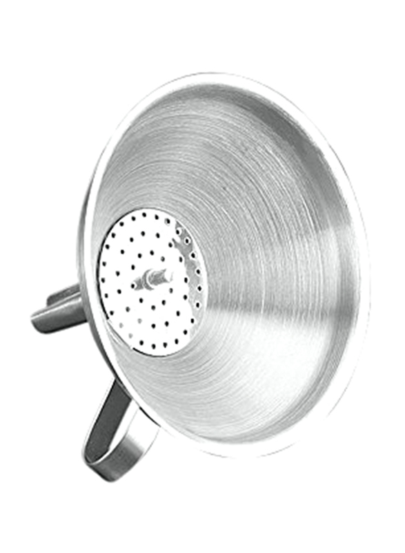 Metaltex 13cm Funnel with Removable Sieve Insert, Silver