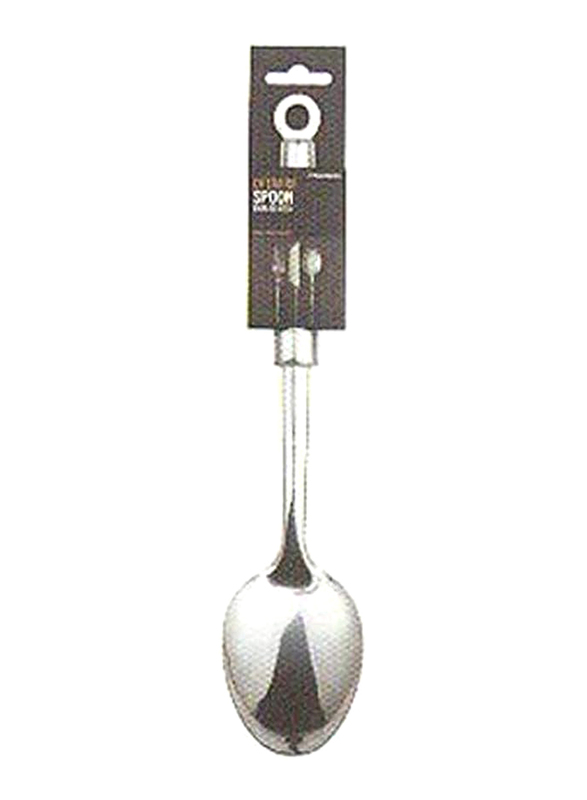 Progress Cooks Stainless Steel Optimum Solid Spoon, SPON0082, Silver