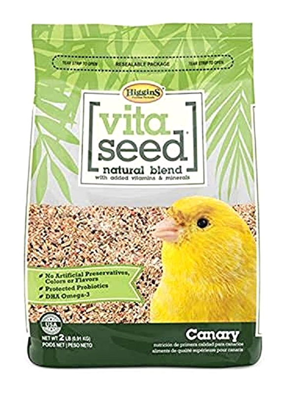 Higgins Vita Seed Canary Birds Dry Food, 0.9 Kg, Multicolour