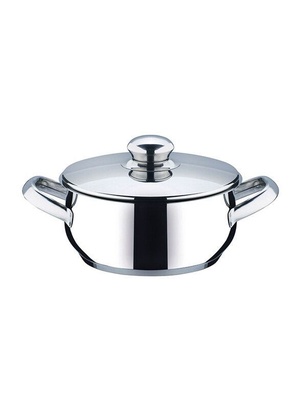 

Tescoma 22cm 4L Tulip Stainless Steel Casserole/Cooking Pot with Lid, 733222, Silver