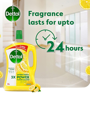 Dettol Lemon Multipurpose Floor Cleaner, 3 Liters