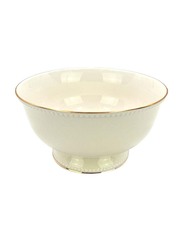 Qualitier 21cm Salad Bowl, Luxe/ip3018, Gold White
