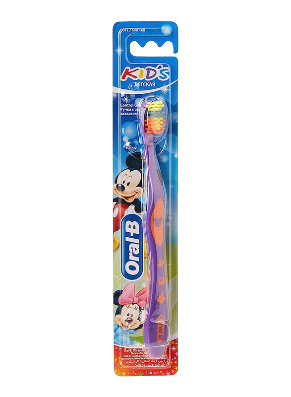 

Oral B Stages 2 Mickey Mouse Soft Toothbrush, Multicolour, 1 Piece