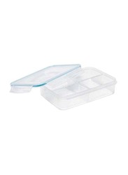 Addis Clip & Close Rectangle Food Storage Container, 1.1L, Clear