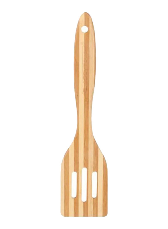 

Classy Touch Bamboo Slotted Turner, Beige