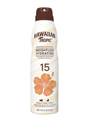 Hawaiian Tropic Silk Hydration Weightless Continous Spray SPF 15 Sunscreen, 170gm