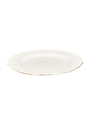 Qualitier 21cm Dessert Plate, Gold/White